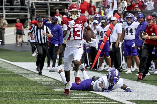 Arkansas razorback shop football score